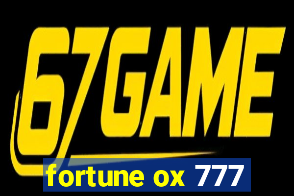 fortune ox 777